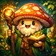 A unique and colorful avatar depicting a fantasy creature with multiple vibrant colors and an abstract design, perfect for a 